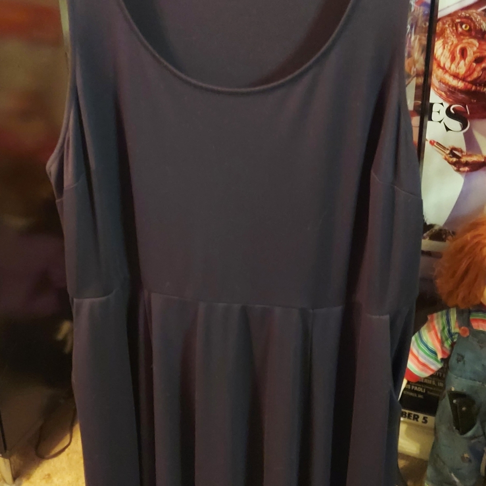 Torrid Scoop Neck Black Dress